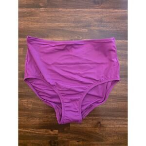Amazon Essentials Bikini Bottom Violet Purple Size S Small Side Tab Swim NWT